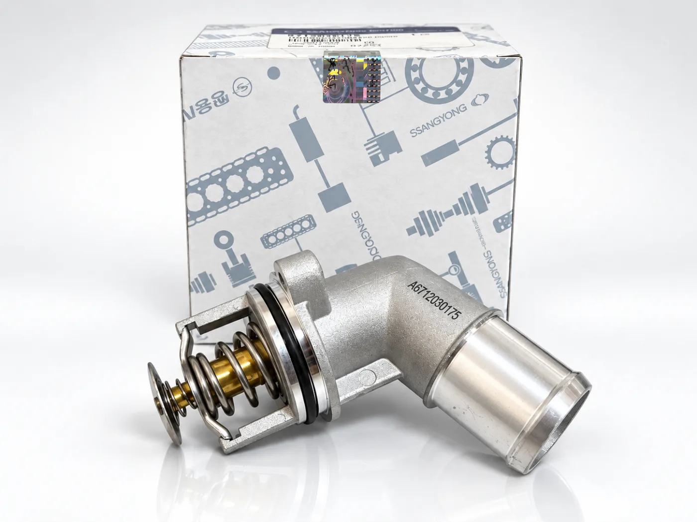 SsangYong Water Pump Thermostat Assembly